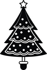Fototapeta premium christmas tree illustration