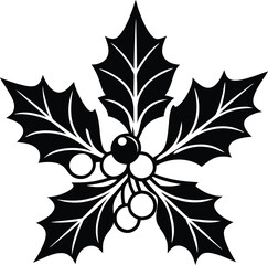 Christmas, new year holiday celebration symbol.