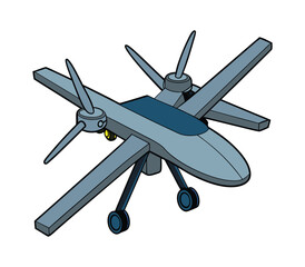 MQ-9 Reaper Drones e.g.  Vector Art