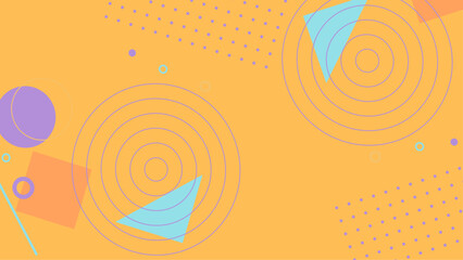 yellow geometric abstract background