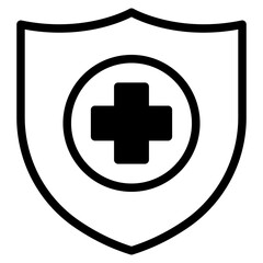 medical shield icon