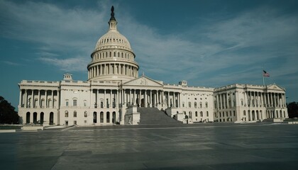 The United States Capitol Building in Washington DC American landmark at sunset 4