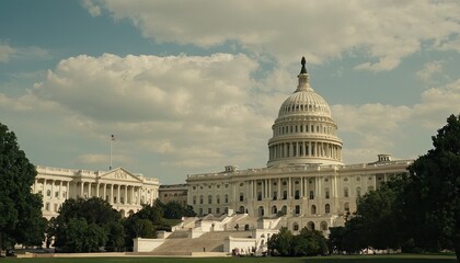 The United States Capitol Building in Washington DC American landmark at sunset 3