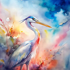 illustration of a flying bird