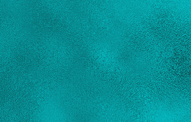 Soft blue or turquoise foil glass texture background. Abstract gradient bright light reflection and shiny rough texture surface. Glass effect background 
