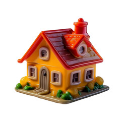 3D Home PNG Charming 3D PNG Graphics: Adorable Designs with Transparent and Playful 3D Elements