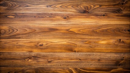 Fototapeta premium Top view of textured hardwood surface with copy space mock up