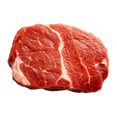 Fototapeta premium Whole Nyama Choma Meat Steak Isolated on White Background