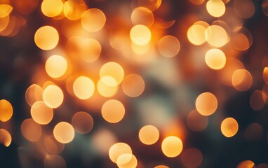 Obraz premium Abstract Vintage Bokeh Lights on a Smooth Gradient Background