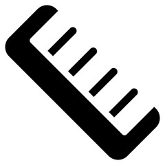 Hair Comb  Icon Element For Design