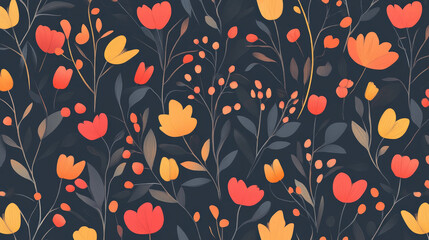 Floral pattern background
