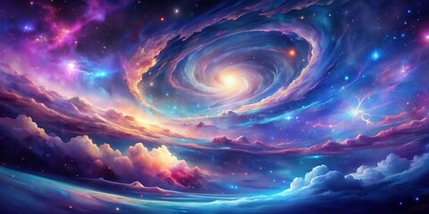 background with space