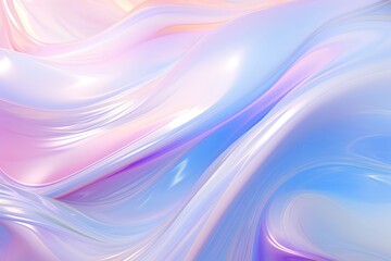 Obraz premium Bright and Soft Pastel Fluid Art, Emphasizing the Beauty of Flowing Colors and Artistic Creativity