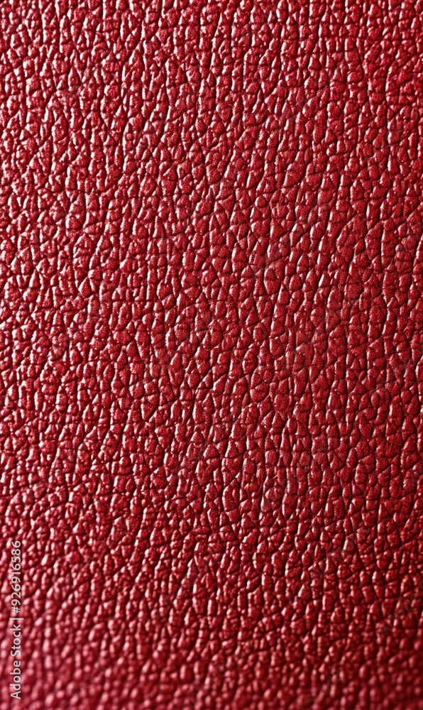 Sticker red leather texture