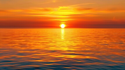 Fototapeta premium Sunset over the Sea