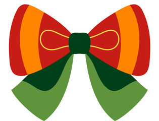 Cute Christmas Tied Ribbon