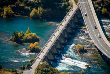 Historic Dam in Frankton - New Zealand