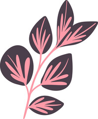 Hand Drawn Abstract Leave