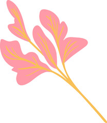 Hand Drawn Abstract Leave