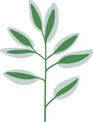 Hand Drawn Abstract Leave