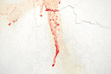 photographic background of an old cracked white wall