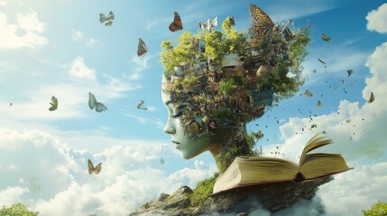 Nurturing the Mind, A Surreal Journey of Education and Growth