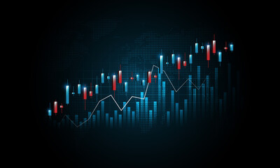 Background graph Business analysis, finance, marketing, stock trading