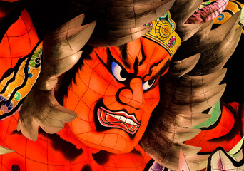 The Aomori Prefecture Nebuta festival. Located in Northern Japan, every summer Aomori hosts the Nebuta festival. This is a festival celebrating gods and stories with giant paper lanterns.