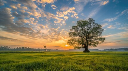 Obraz premium Free good morning scene wallpaper background photo