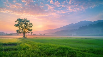 Free good morning scene wallpaper background photo