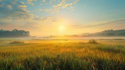 Obraz premium Free good morning scene wallpaper background photo