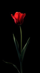 Obraz premium Close-up of flowers on dark background