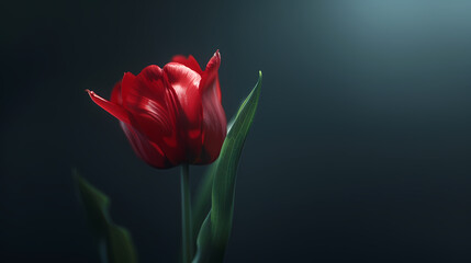 Obraz premium Close-up of flowers on dark background