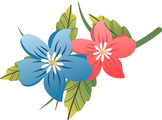 Spring flower illustration