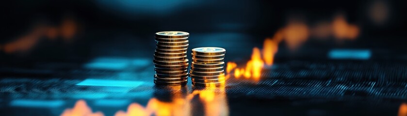 Maximizing Capital Strategy for Enhanced Investment Returns - Futuristic 3D Illustration