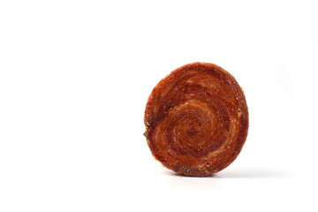 cromboloni bread isolated on white background, good for recipes and articles