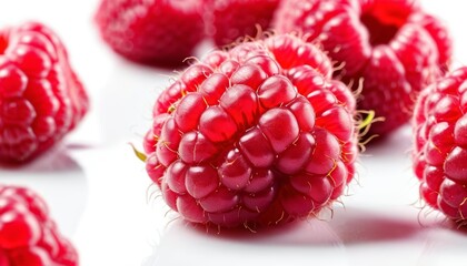  Fresh raspberries ripe and ready for picking