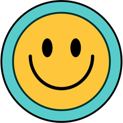 Hand-Drawn Smiley Youth Illustration