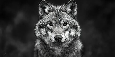 Obraz premium Wolf wildlife mammal animal. 