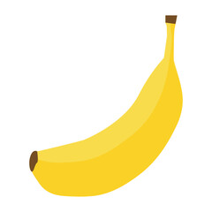 banana isolated on white background