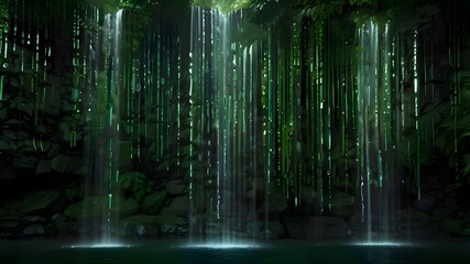 Obraz premium fiber optics background