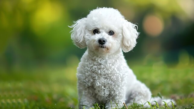 The bichon frise is a french small breed of dog from the group of bichons it is distinguished by curly thick long and silky hair