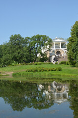 Catherine's Palace. Cameron's Gallery.  The city of Pushkin