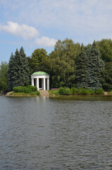 Saint-Petersburg. Rotunda on the lake shore