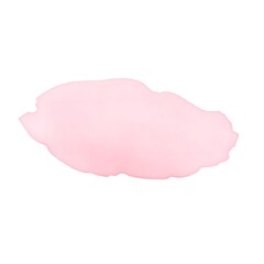 Soft Watercolor pink paper isolated on white background