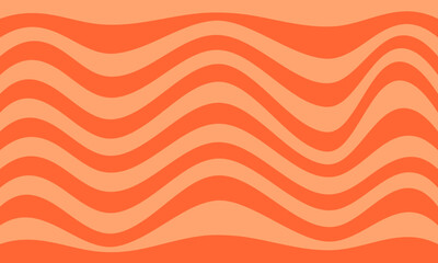 orange stripes lines wave curves abstract background
