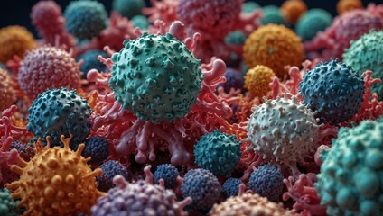 These cells can be various types of white blood cells, such as T cells, B cells, macrophages, and dendritic cells, which play a key role in fighting pathogens and foreign invaders.