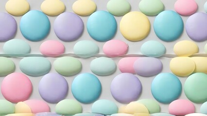 Fototapeta premium colorful eggs on white background