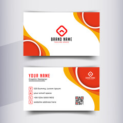 Business Card Design Template For Modern Corporate