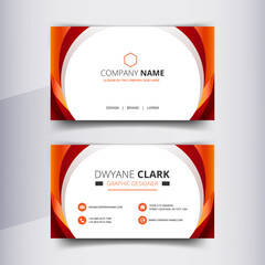 Business Card Design Template For Modern Corporate